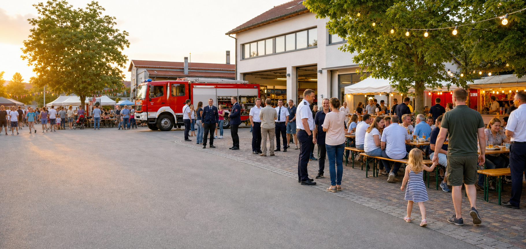 Vorschau eines Veranstaltungs-Onepagers für ein Vereinsfest